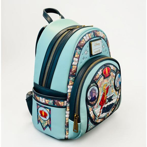 Loungefly Disney The Sword in the Stone Stained Glass Mini Backpack NWT main image 6